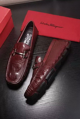 Salvatore Ferragamo Business Casual Men Shoes--031